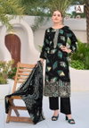 Black Queen By Alok Suits Rayon Printed Pakistani Dress Material Suppliers In India